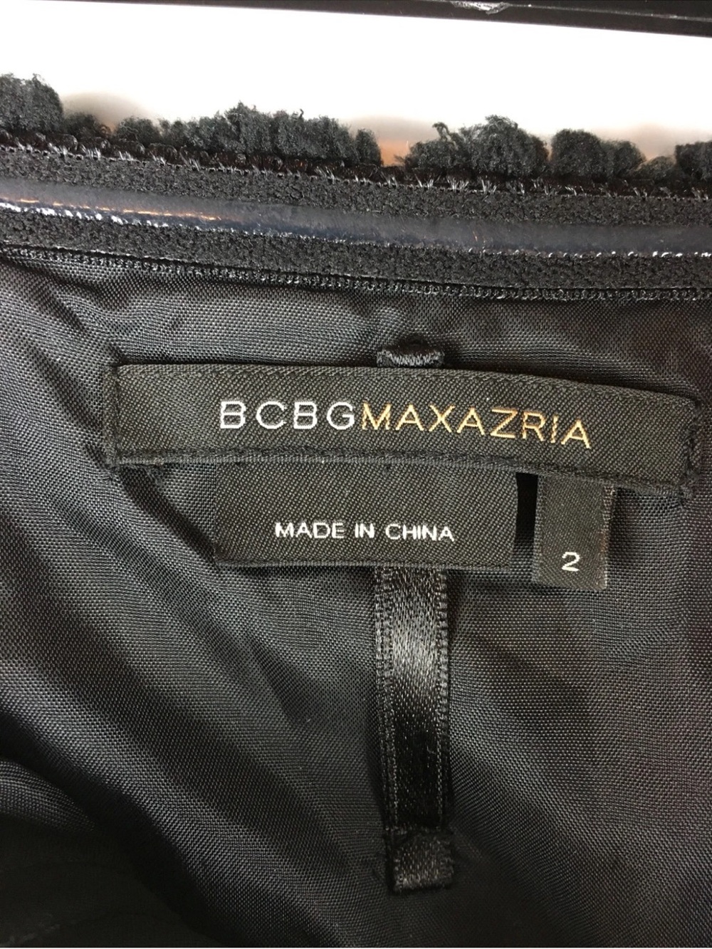 BCBGMAXAZIA Black Mini Dress Size 2 - Picture 8 of 9
